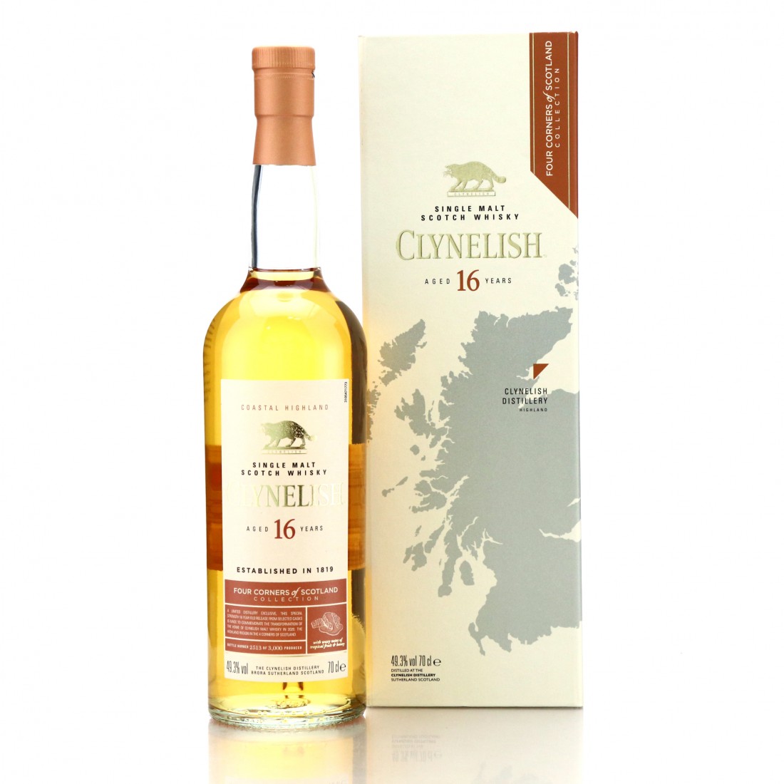 Clynelish 16 Year Old Four Corners of Scotland – AlcoVault Grand Whisky ...