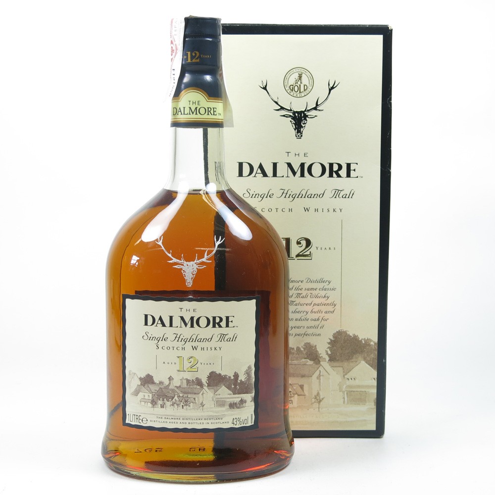 Dalmore 12 Year Old, Bourbon & Oloroso Sherry Cask, 40% whisky bottle