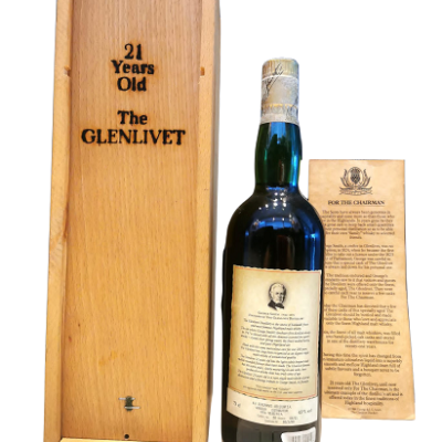 Glenlivet 21 Years, bottled in the 1980’s