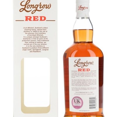Longrow Red 13 Year Old Chilean Cabernet Sauvignon Matured Bottled 2020
