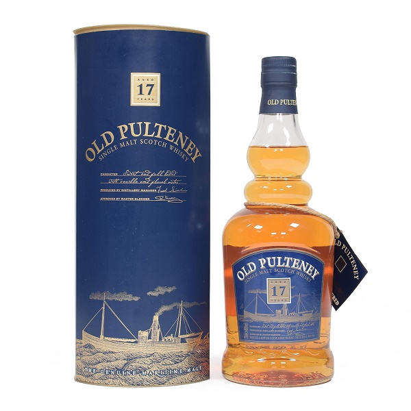Old Pulteney 17 Year Old, Bourbon & Sherry Cask, 46%, 70cl whisky bottle