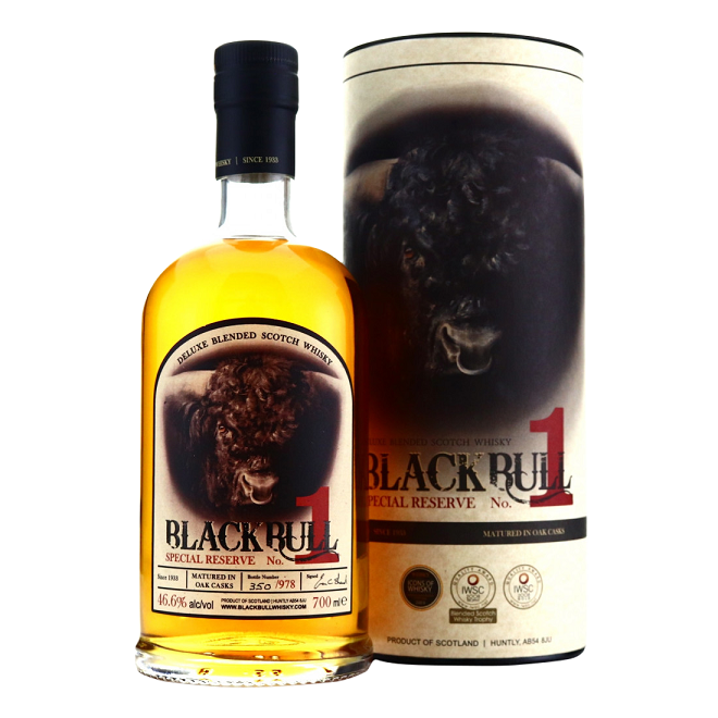 Black Bull Special Reserve No.1 whisky AlcoVault Grand Whisky Auctions