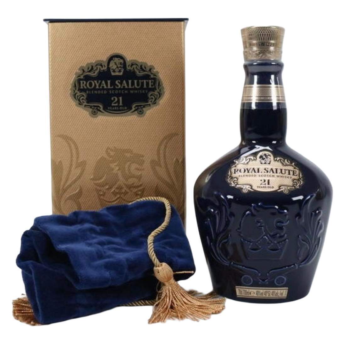 Chivas Royal Salute 21 Year Old, Sapphire - AlcoVault Grand Whisky Auctions