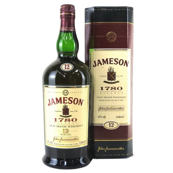 Jameson 12 Year Old, 1780 Reserve whisky (Bottled in 1980s) - AlcoVault ...