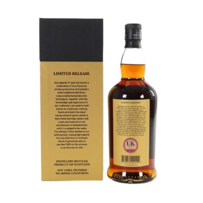 Springbank 21 Year Old, 2022 Release